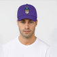 Labubu Cap, Cute Cartoon Character Baseball Hat for Men & Women, 5 Panel 100% Cotton Twill Cap M8408