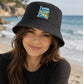 Coastal Waves I Need Vitamin Sea Summer Bucket Hat