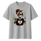 Coffee lover skeleton graphic Halloween Oversized t-shirt