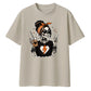 Coffee lover skeleton graphic Halloween Oversized t-shirt