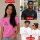 Custom Unisex Tshirt with Custom Photo Portrait Line Art