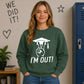 2026 Graduate Unisex Sweatshirt I'm Out Graduation Gift for Him or Her