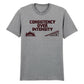 Consistency Over Intensity Slogan Graphic Unisex T-Shirt