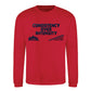 Consistency Over Intensity Slogan Unisex Sweatshirt