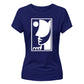 Contemporary Abstract Portrait Apparel ladies fit T-Shirt