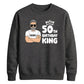Cool Birthday King Personliased Happy Birthday Sweatshirt