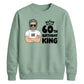 Cool Birthday King Personliased Happy Birthday Sweatshirt