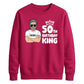 Cool Birthday King Personliased Happy Birthday Sweatshirt