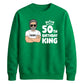 Cool Birthday King Personliased Happy Birthday Sweatshirt