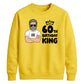 Cool Birthday King Personliased Happy Birthday Sweatshirt