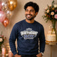 Cool Crown Birthday Boy Happy Birthday Sweatshirt
