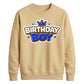 Cool Crown Birthday Boy Happy Birthday Sweatshirt