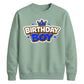 Cool Crown Birthday Boy Happy Birthday Sweatshirt