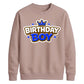 Cool Crown Birthday Boy Happy Birthday Sweatshirt