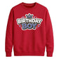 Cool Crown Birthday Boy Happy Birthday Sweatshirt