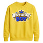Cool Crown Birthday Boy Happy Birthday Sweatshirt