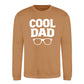 Cool Dad Bold Specs Style Father Day Printed Sweatshirt