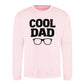 Cool Dad Bold Specs Style Father Day Printed Sweatshirt