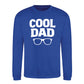 Cool Dad Bold Specs Style Father Day Printed Sweatshirt