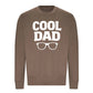 Cool Dad Bold Specs Style Father Day Printed Sweatshirt