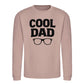 Cool Dad Bold Specs Style Father Day Printed Sweatshirt