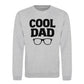 Cool Dad Bold Specs Style Father Day Printed Sweatshirt