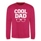 Cool Dad Bold Specs Style Father Day Printed Sweatshirt