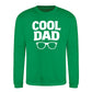 Cool Dad Bold Specs Style Father Day Printed Sweatshirt