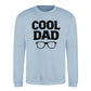Cool Dad Bold Specs Style Father Day Printed Sweatshirt