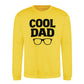 Cool Dad Bold Specs Style Father Day Printed Sweatshirt