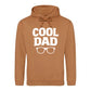 Cool Dad Glasses Printed Father Day Hoodie