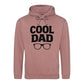 Cool Dad Glasses Printed Father Day Hoodie