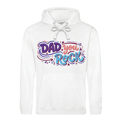 Worlds Best Dad Fathers Day Cool Dad You Rock Style Hoodie Father Day Hoodie - Gift for Dad UK