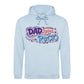 Worlds Best Dad Fathers Day Cool Dad You Rock Style Hoodie Father Day Hoodie - Gift for Dad UK