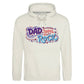 Worlds Best Dad Fathers Day Cool Dad You Rock Style Hoodie Father Day Hoodie - Gift for Dad UK