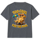 Cool Dog Lounging Too Cool For The Pool Summer Kids T-Shirt