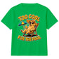 Cool Dog Lounging Too Cool For The Pool Summer Kids T-Shirt