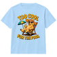 Cool Dog Lounging Too Cool For The Pool Summer Kids T-Shirt