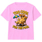 Cool Dog Lounging Too Cool For The Pool Summer Kids T-Shirt