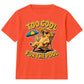 Cool Dog Lounging Too Cool For The Pool Summer Kids T-Shirt