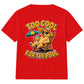 Cool Dog Lounging Too Cool For The Pool Summer Kids T-Shirt