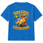 Cool Dog Lounging Too Cool For The Pool Summer Kids T-Shirt