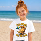 Cool Dog Lounging Too Cool For The Pool Summer Kids T-Shirt