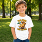 Cool Dog Lounging Too Cool For The Pool Summer Kids T-Shirt
