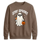 Cool ghost sunglasses drink Halloween Unisex Sweatshirt