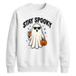 Cool ghost sunglasses drink Halloween Unisex Sweatshirt