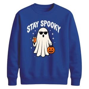 Cool ghost sunglasses drink Halloween Unisex Sweatshirt