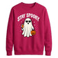 Cool ghost sunglasses drink Halloween Unisex Sweatshirt