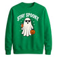 Cool ghost sunglasses drink Halloween Unisex Sweatshirt