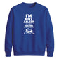 Cool lazy cat resting eyes Funny Memes Unisex Sweatshirt